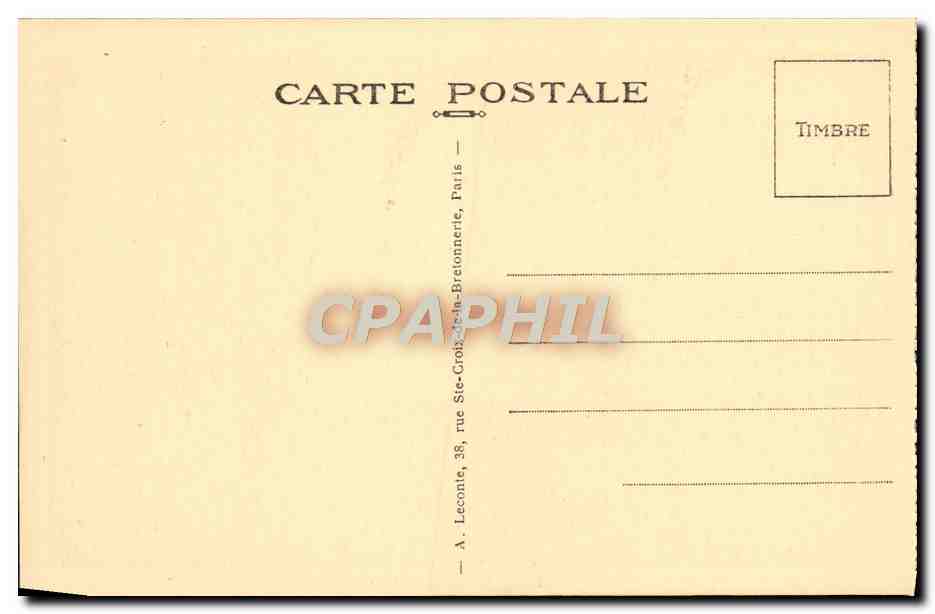 CPA Malmaison La Salle A Manger Et Les Surtouts De Table — Rückseite