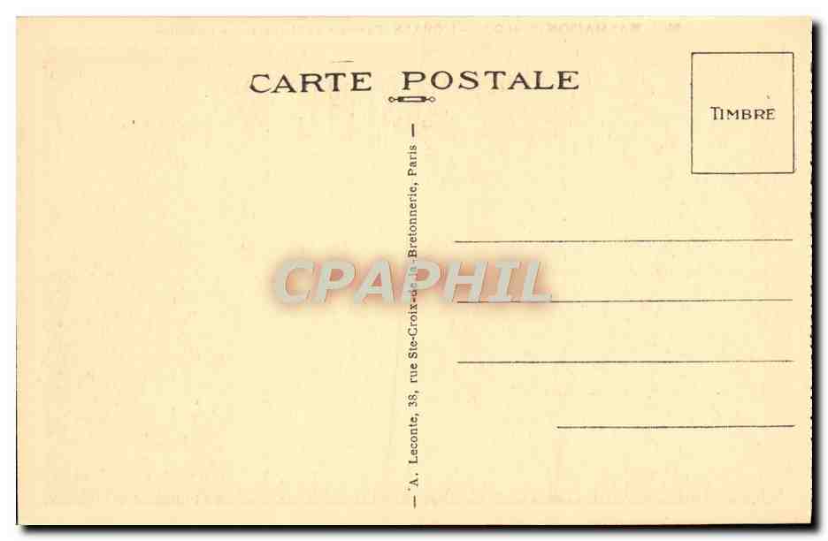 CPA L'Imperatrice Josephine A Malmaison Par Proudhon — Rückseite
