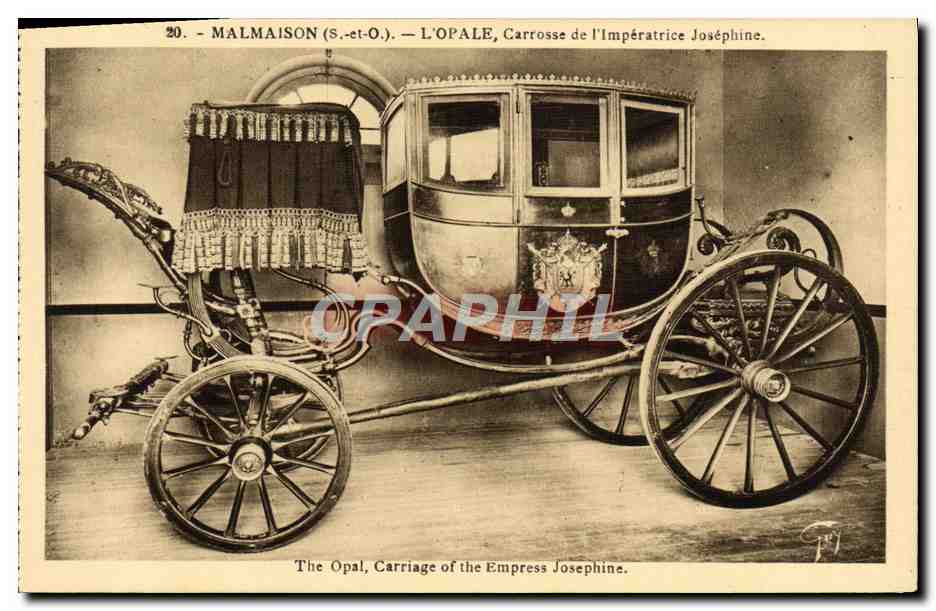CPA Malmaison L'Opale Carrosse de l'imperatrice