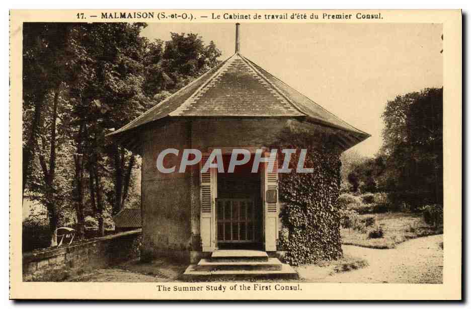 CPA Malmaison Le Cabinet De Travail d'Ete du premier caonsul