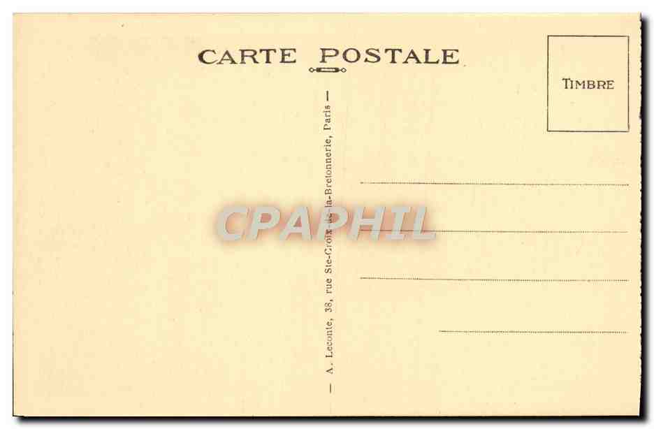 CPA Malmaison Le Cabinet De Travail d'Ete du premier caonsul — Back
