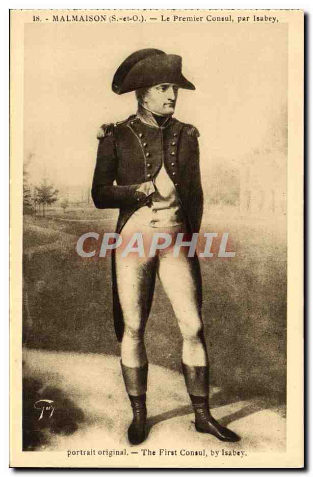 CPA Malmaison Le Premier Consul Par Isabey Napoleon 1er