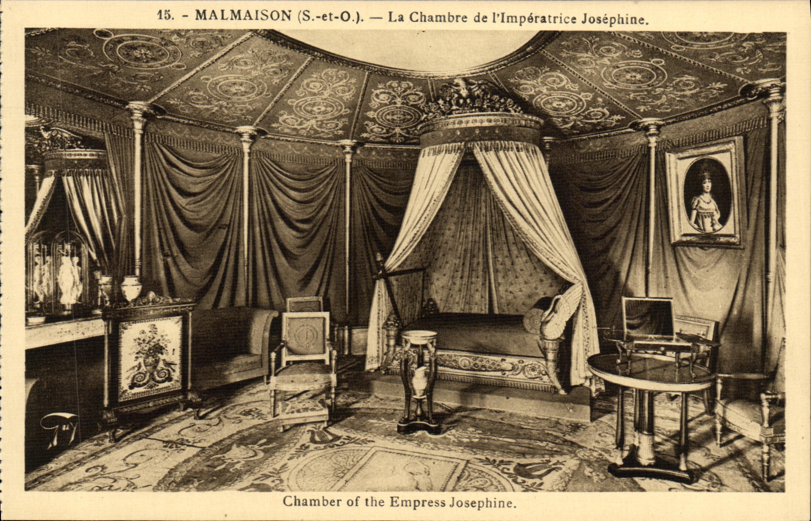 CPA Malmaison La Chambre De l'Imperatrice Joephine