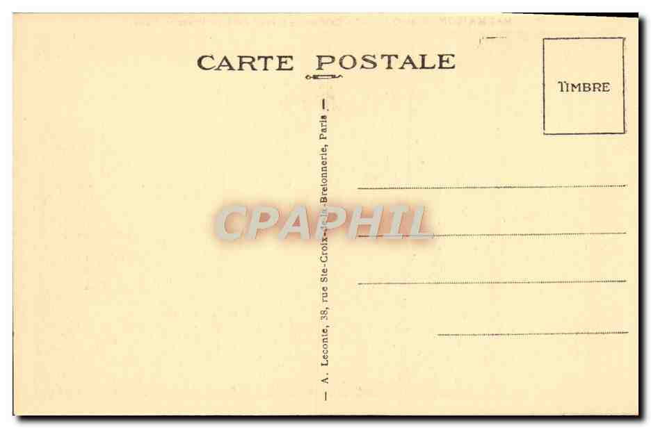 CPA Malmaison Le Mausolee du prince imperial — Rückseite