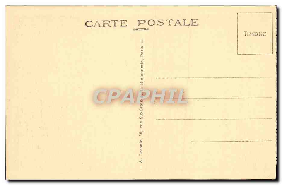 CPA Malmaison Le Salon De Musique  — Rückseite