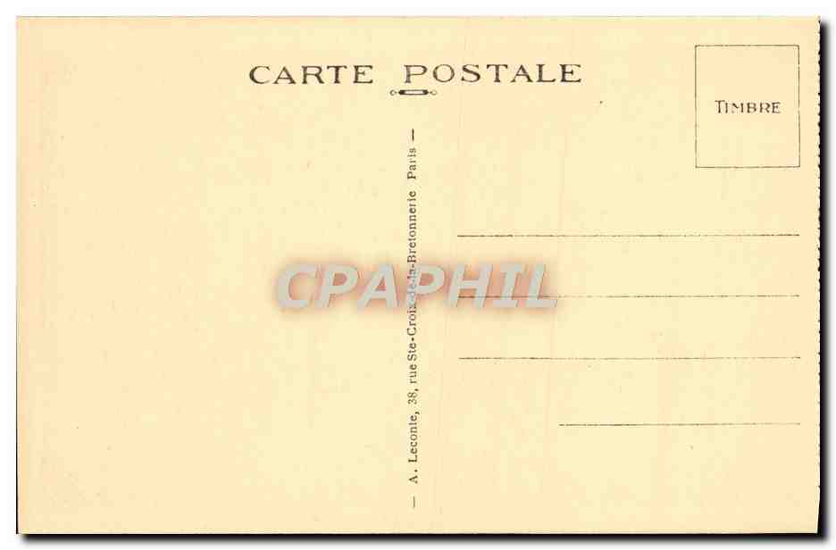 CPA Malmaison Le Salon De Billard Et Les Tapisseries des Gobelina Napoleon 1er — Rückseite
