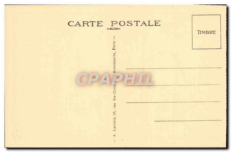 CPA Malmaison La Salle du conseil — Rückseite