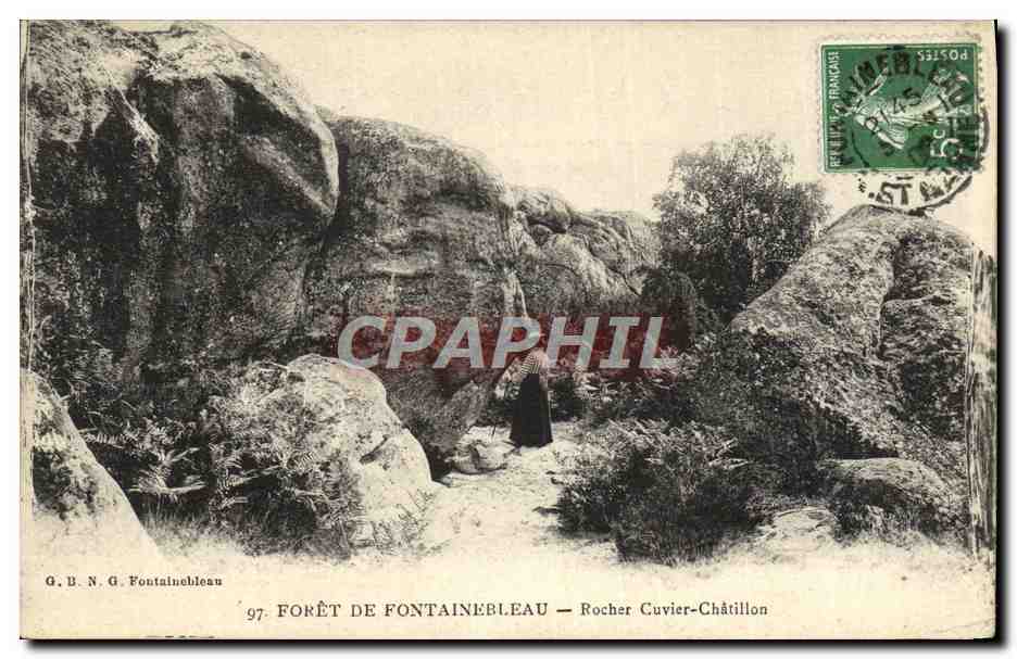 Forêt de Fontainebleau — Rocher Cuvier-Châtillon — G.B.N.G. Fontainebleau 97