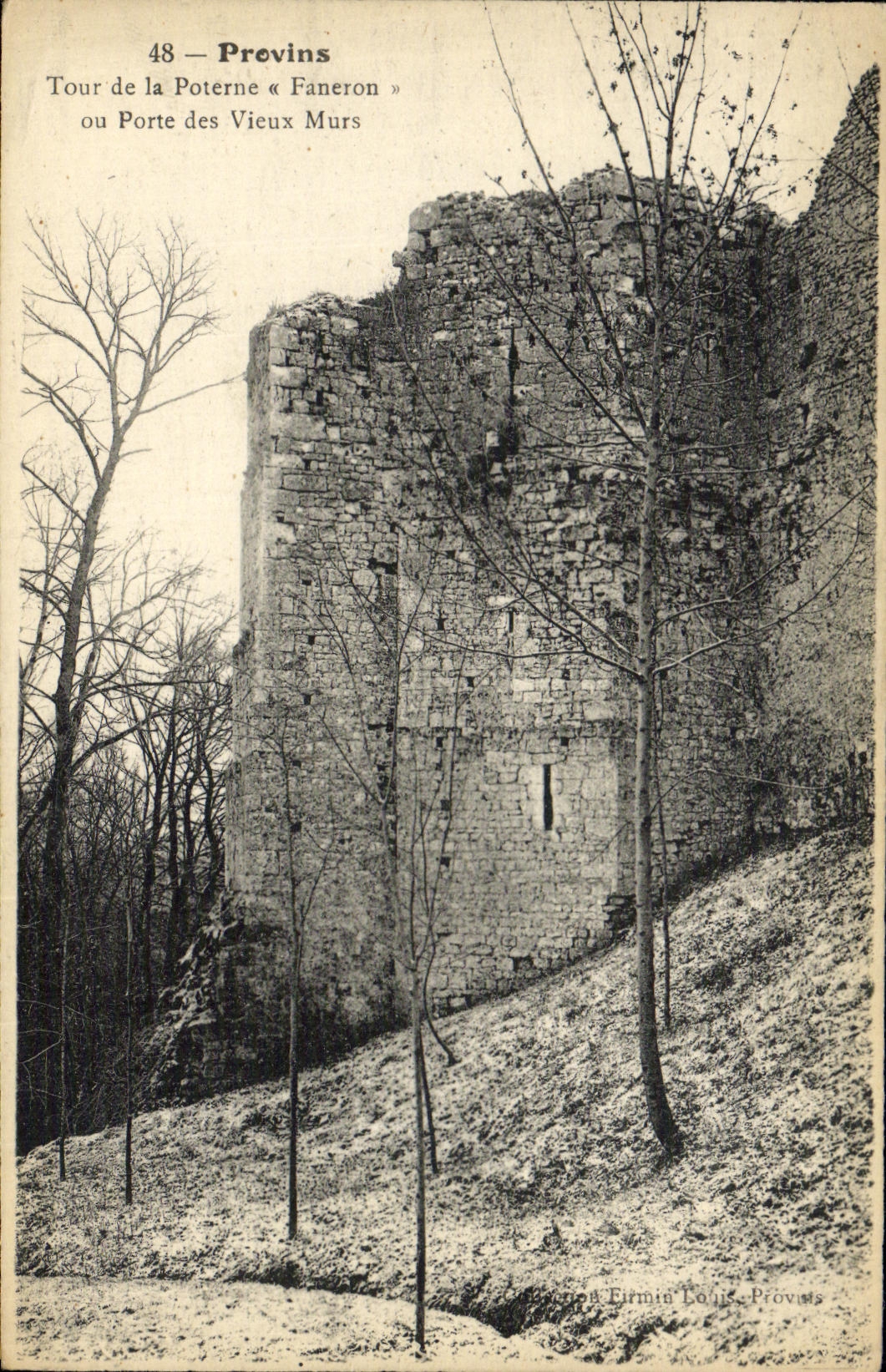 Provins — Tour de la Poterne « Faneron » ou Porte des Vieux Murs — Tirmin Louis-Provins