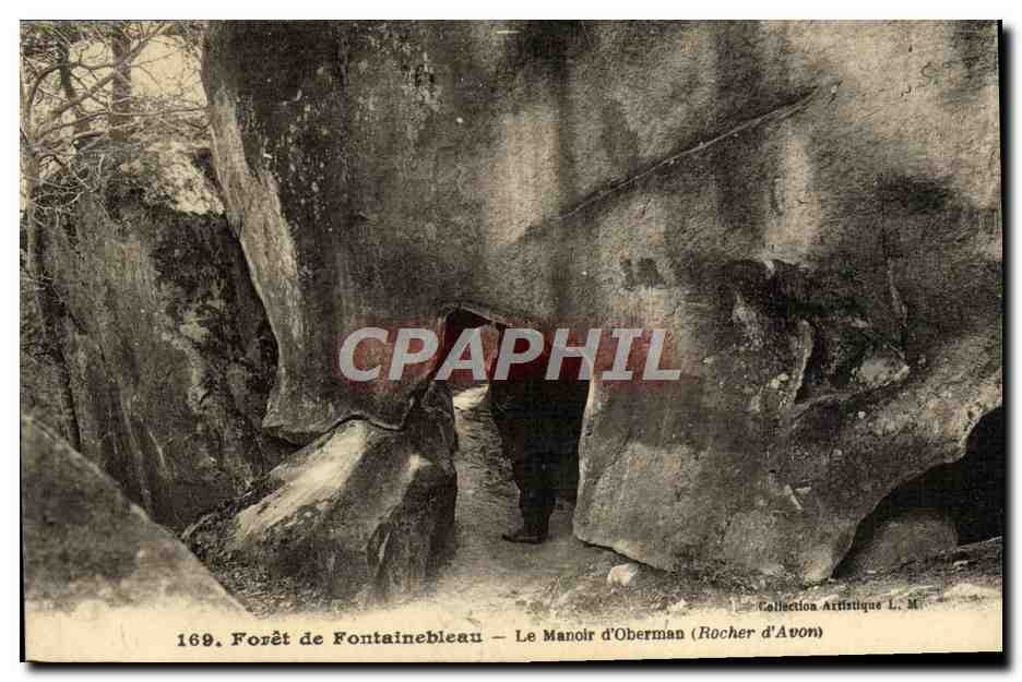 Forêt de Fontainebleau — Le Manoir d'Oberman (Rocher d'Avon) — Collection Artistique L. M.
