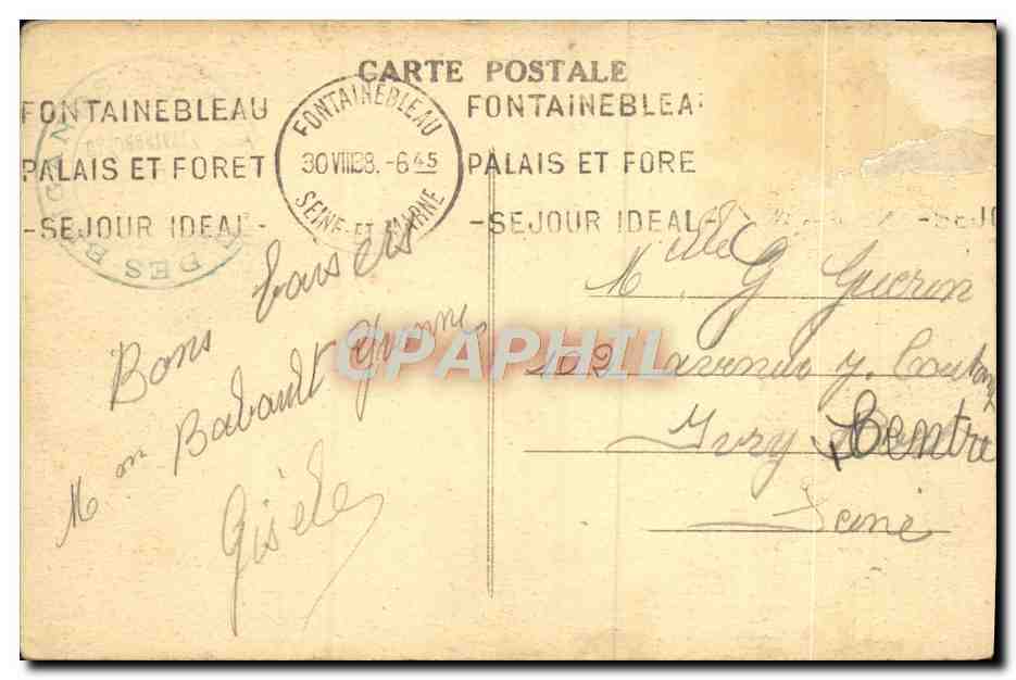 Foresta di Fontainebleau — Uscita della Grotta dei Briganti — n°97 — Verso