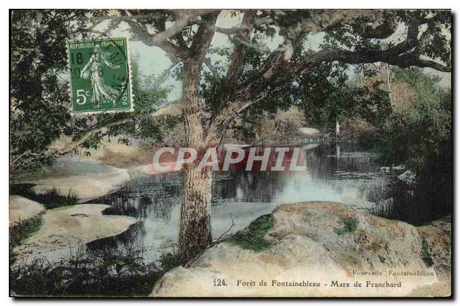 Foresta di Fontainebleau - Mare de Franchard — 124 — editore sconosciuto