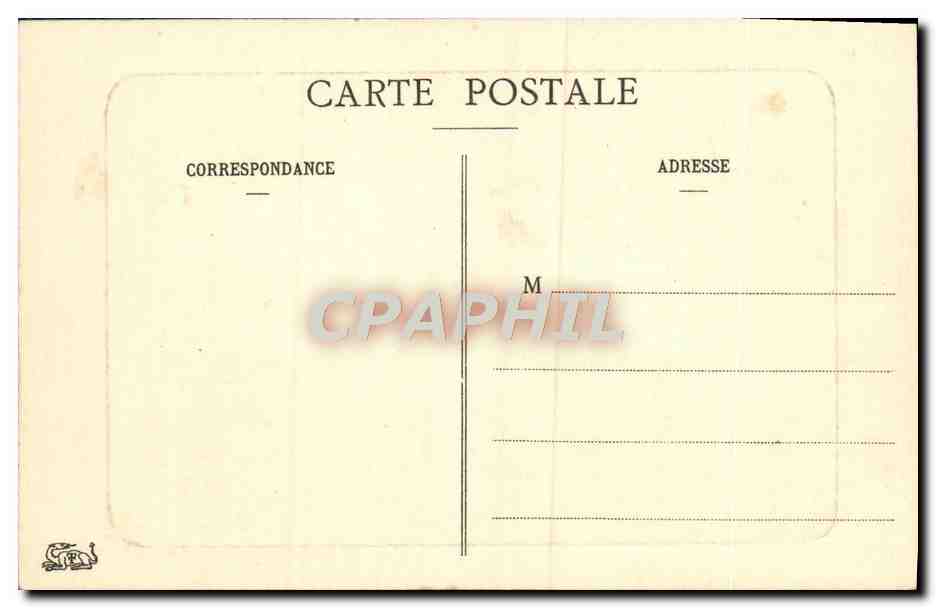 Sfinge de los Druidas — Bosque de Fontainebleau — serie 50 — Reverso