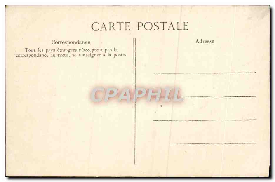 Forêt de Fontainebleau — Point de vue des Gorges d'Apremont — A. Rimon Édit. n°90 — Verso