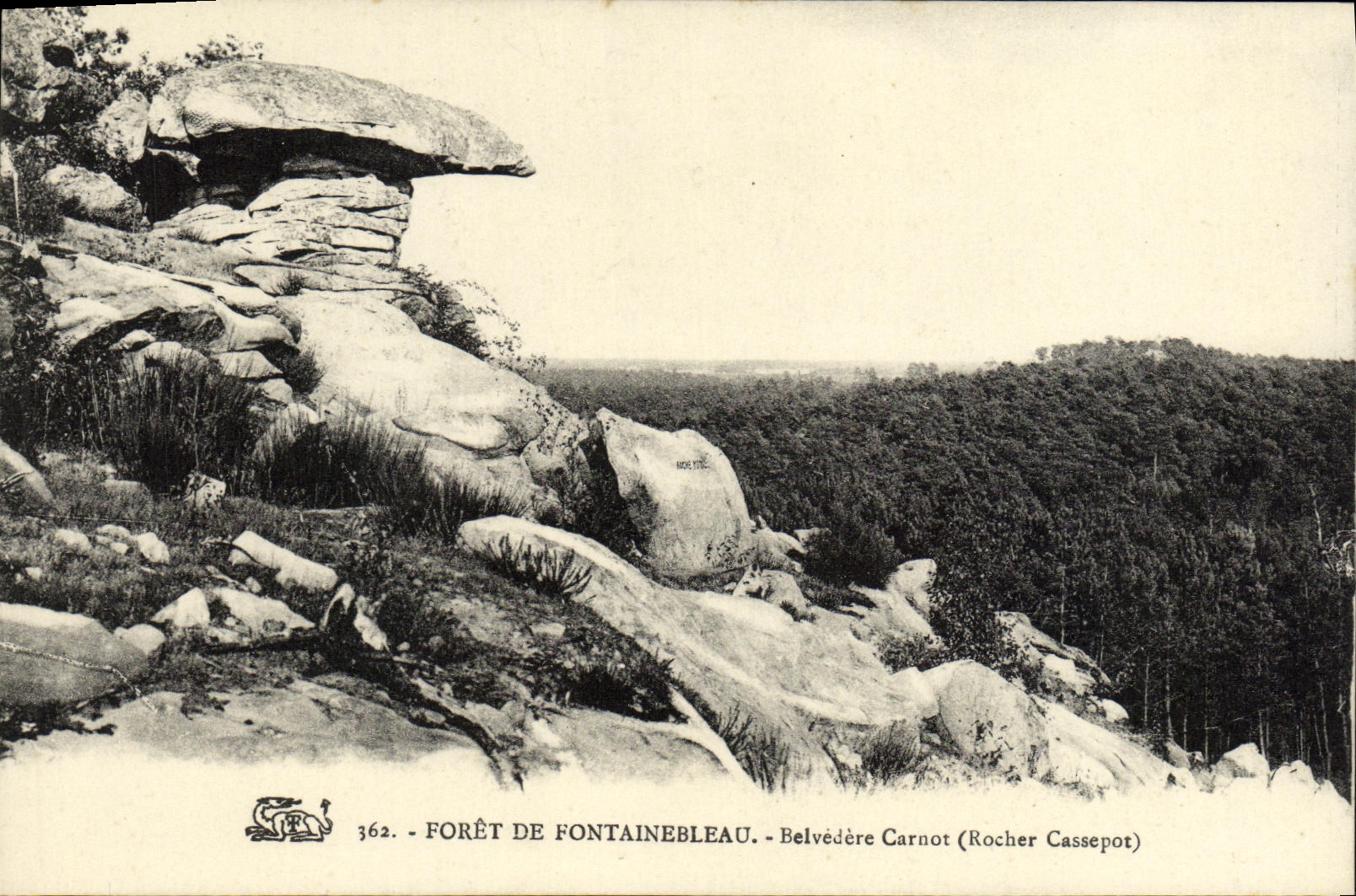 Forêt de Fontainebleau — Belvédère Carnot (Rocher Cassepot) — Nr. 362