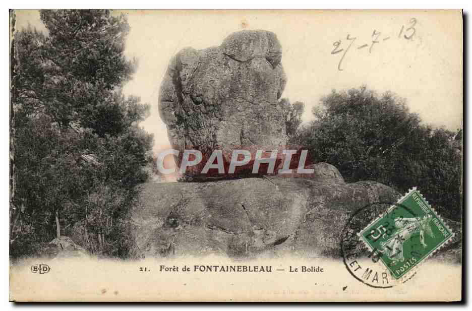 Wald von FONTAINEBLEAU — Der Bolide — E.D. n°21