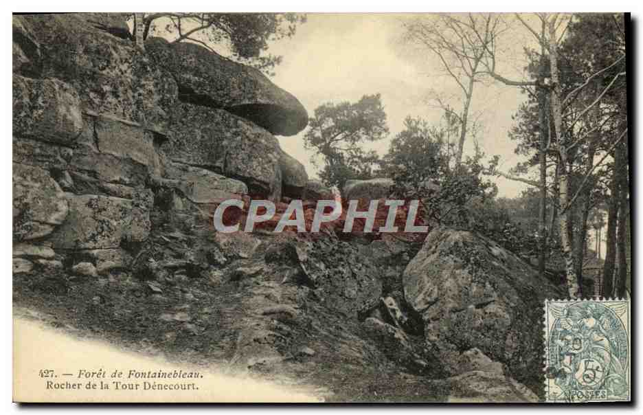 Foresta di Fontainebleau — Rocca della Tour Dénecourt — n°427
