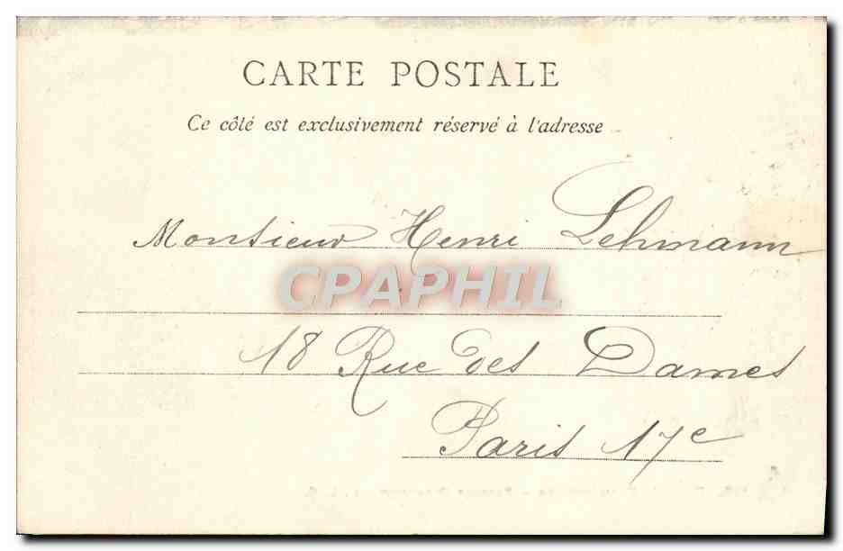 Foresta di Fontainebleau — Passaggio Deneucourt — C. L. C. — Verso
