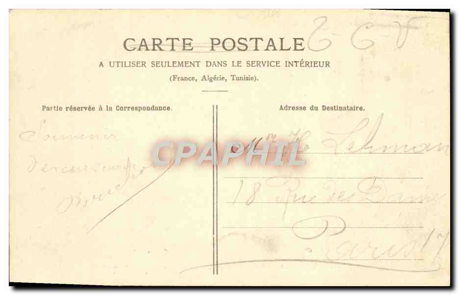 Forêt de Fontainebleau-Barbizon — Brioche de Brillat Savarin — Édition Brillat Savarin, n° 409 — Verso