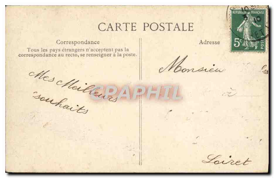Fontainebleau — Fuente del Emperador — Edición EID, n° 154 — Reverso