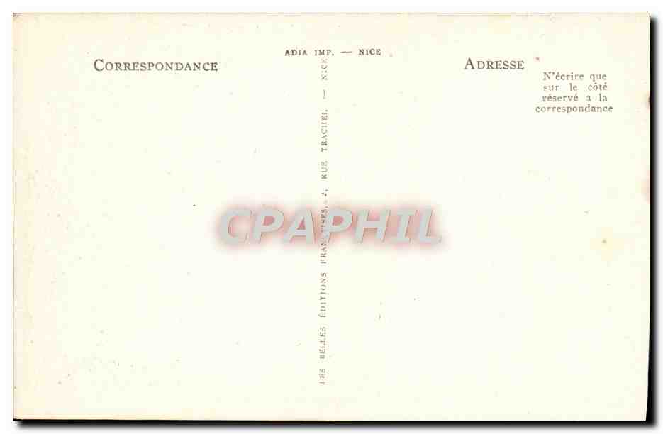 Paysanne Corse — 16 TYPES CORSES — LL — Rückseite