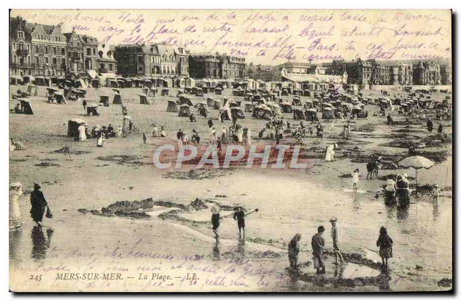 CPA Mers Sur Mer La plage