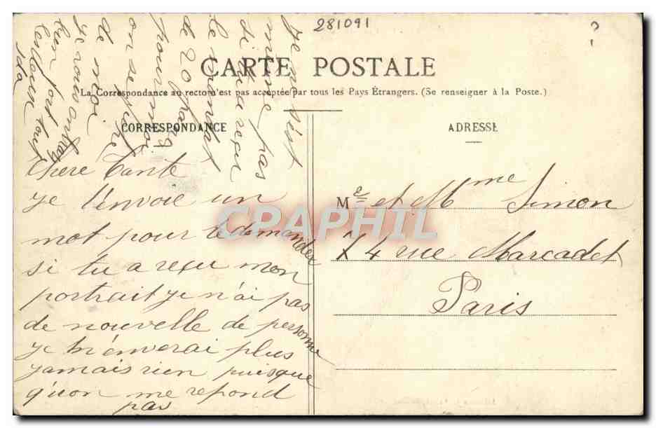 CPA Uncoin de la riviere des trois doms — Rückseite