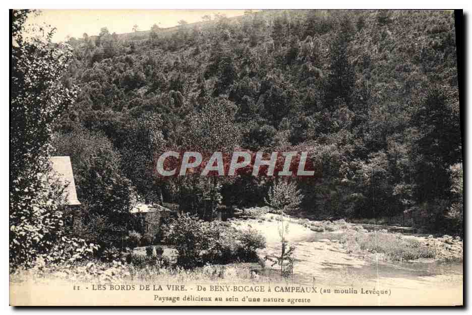 Les Bords de la Vire — De Beny-Bocage à Campeaux (au moulin Levogue) — H. Erniece, F. Levassor, Vire