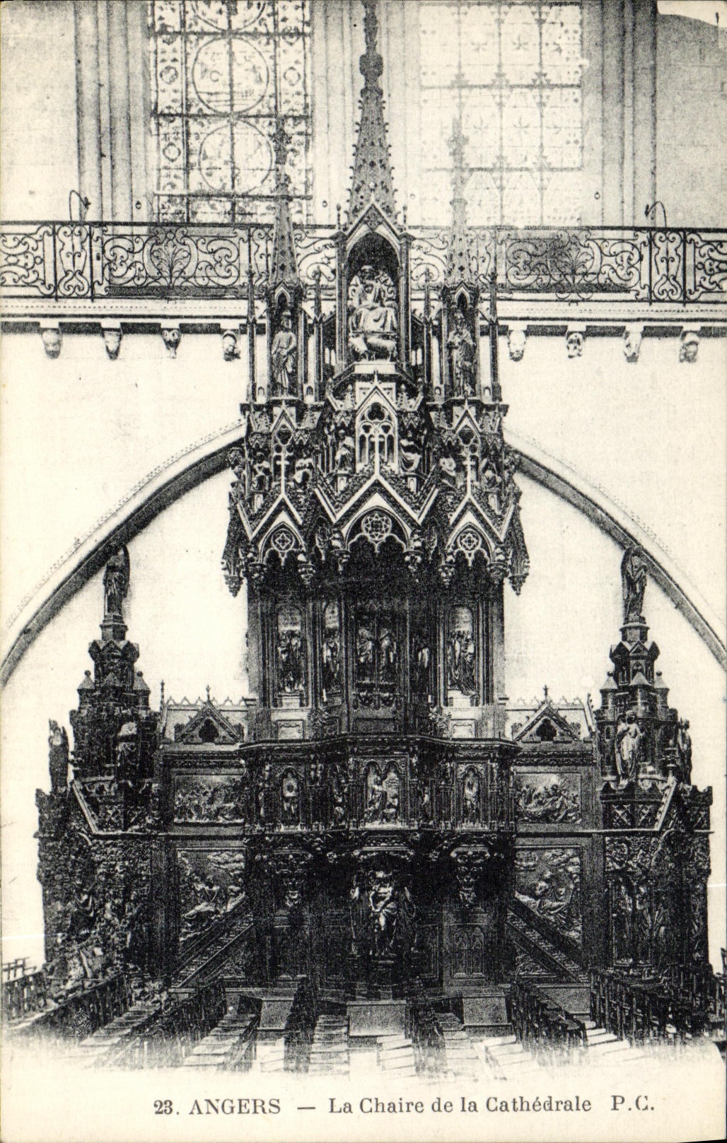 CPA Angers La Chaire de la cathedrale
