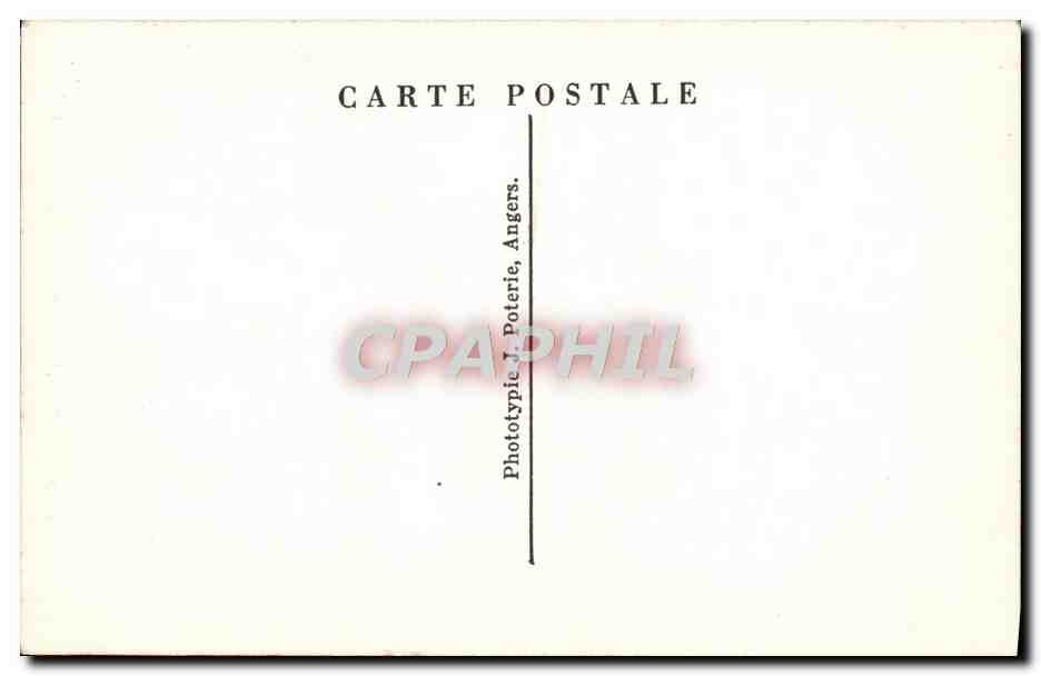 CPA Angers La Chaire de la cathedrale — Rückseite