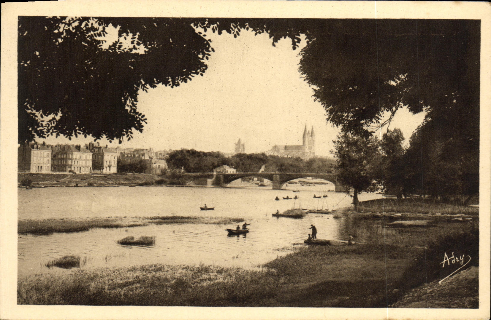 CPA Angers Pont De La Haute Chaine