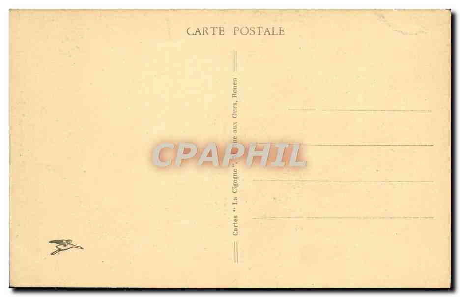 CPA Rouen La Grosse horloge — Verso
