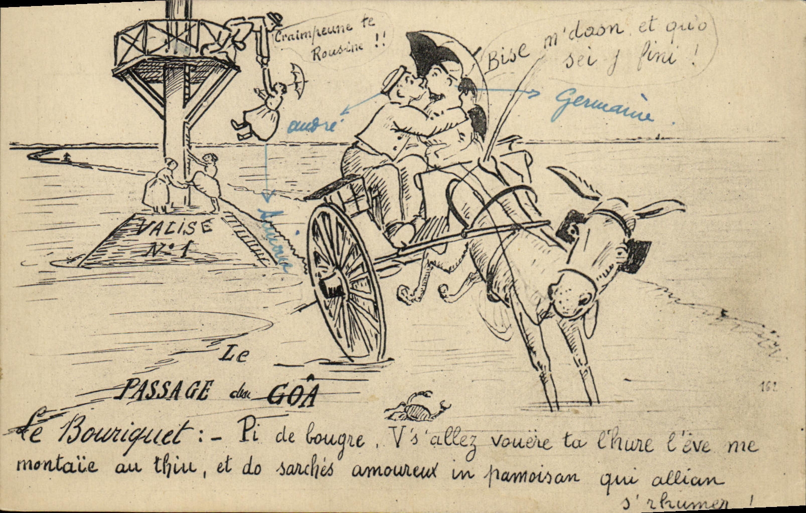 Le Passage du Goa — Le Bouriquet — éditeur inconnu, n° 162