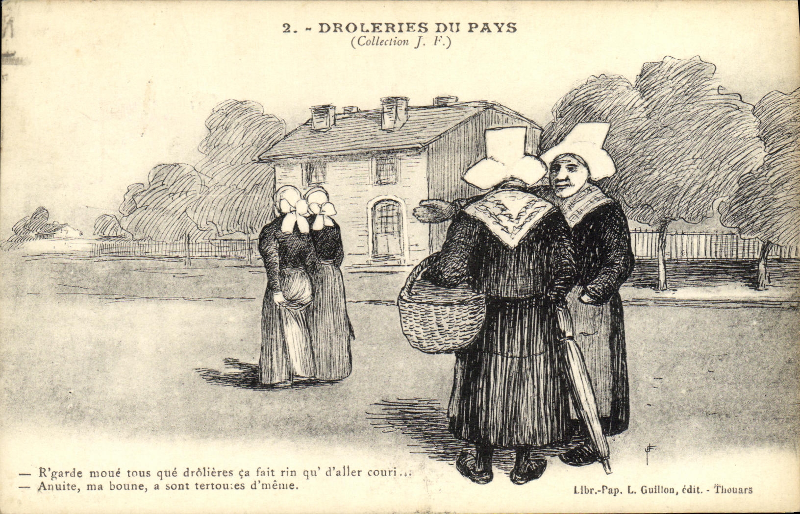 CPA Droleries Du Pays