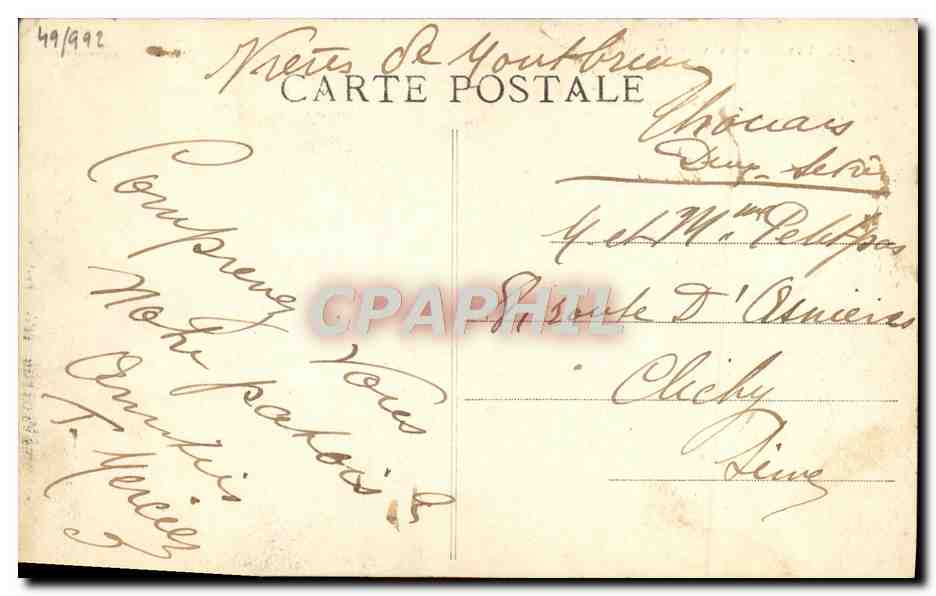 CPA Au Pays De Thouars Les Mauvaises perfections Soldat militaria  — Verso