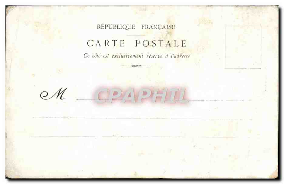 CPA Demeure bourgeoise — Rückseite