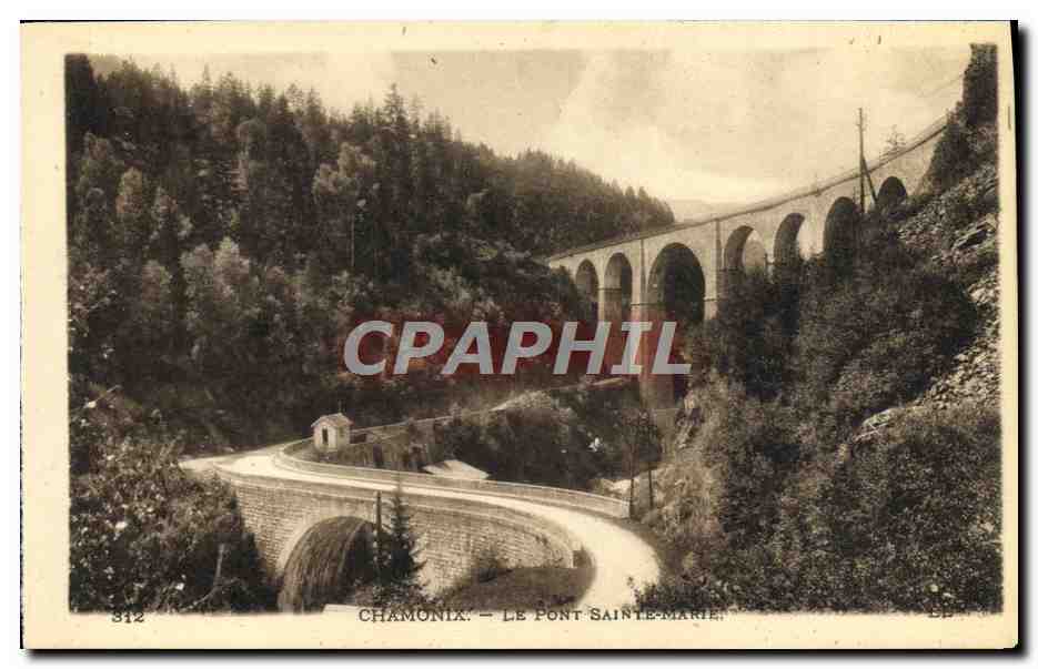 CPA Chamonix Le Pont Sainte Marie 