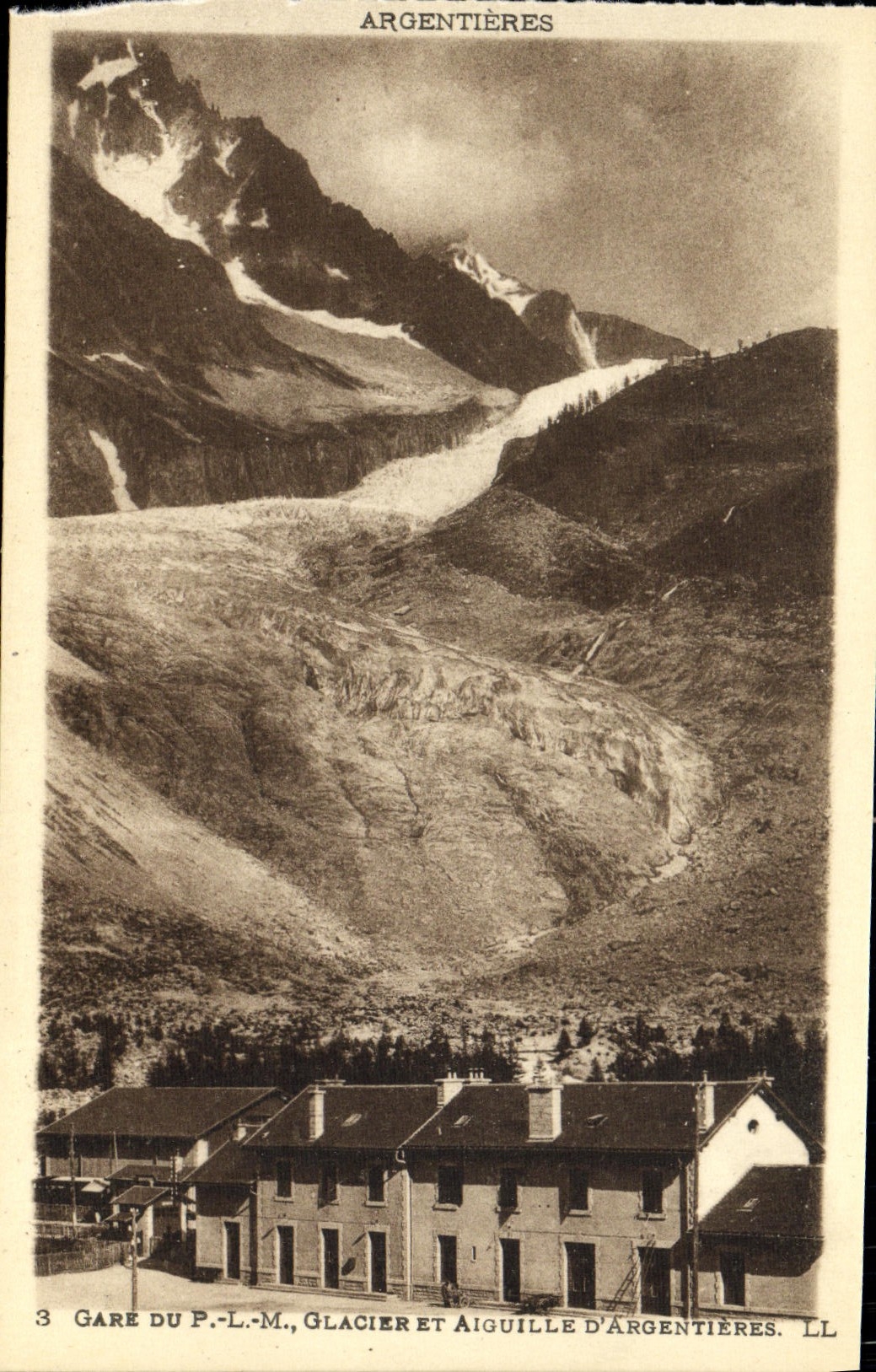 Argentières — Glacier et Aiguille d'Argentières — LL