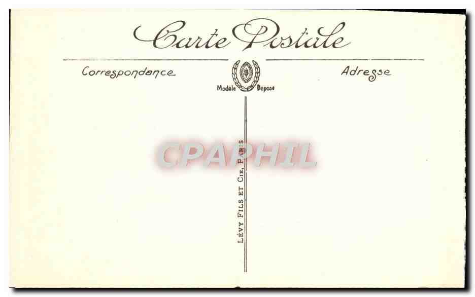 CPA Argentieres L'Eglise et le Planet  — Rückseite