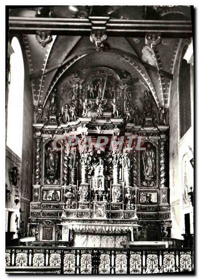 CPA Peisey Nancroix Interieur de l'Eglise REtable 