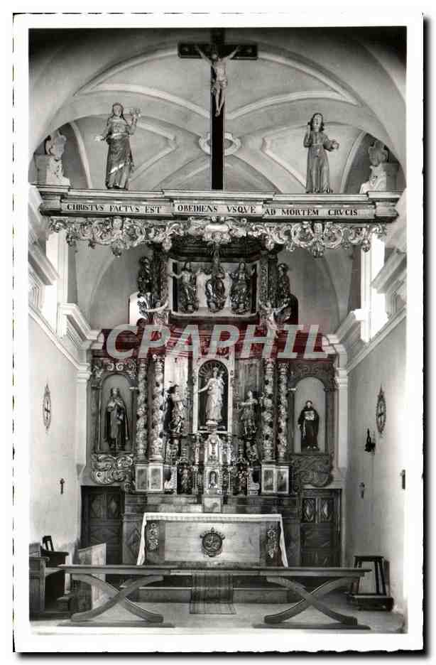 Intérieur de la chapelle Notre-Dame de la Gorge — Les Contamines-Montjoie (H.-S.) — J. Le Marigny