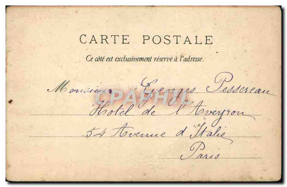 CPA La Preferee Femme Chien  — Verso