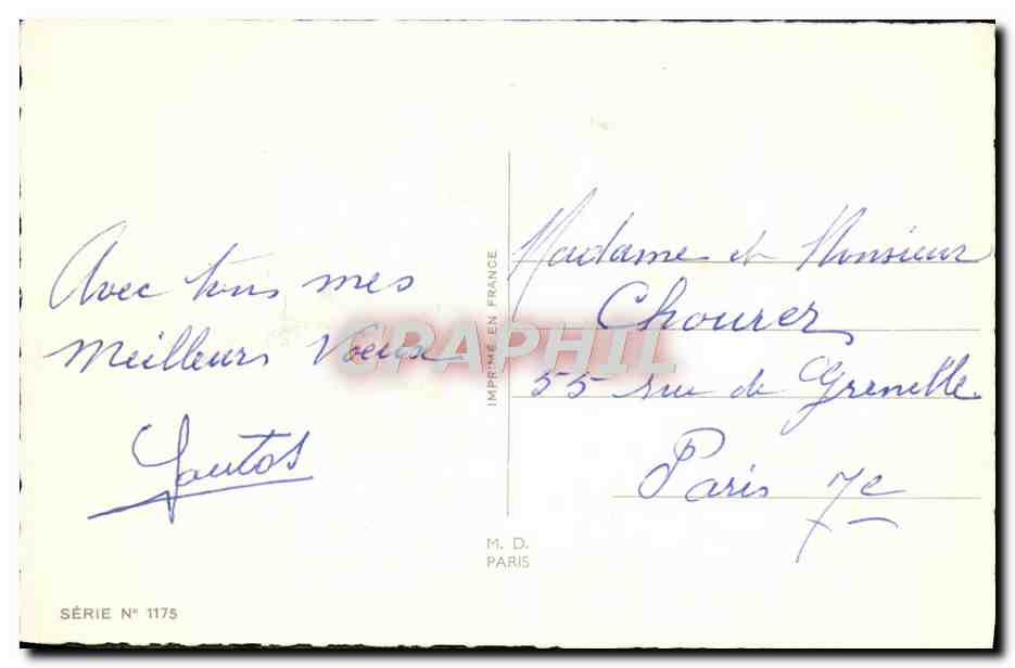 CPA Bonne Annee Fleurs — Back