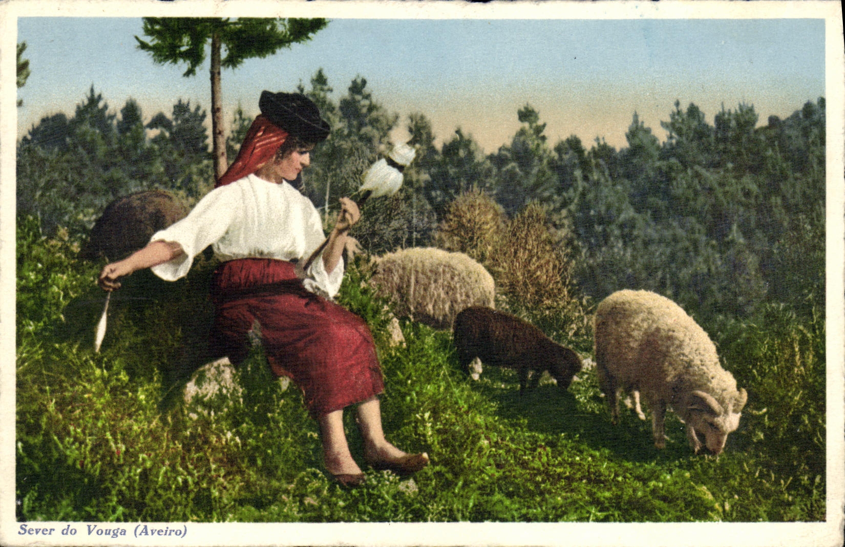 CPA Sever do Vouga Folklore 