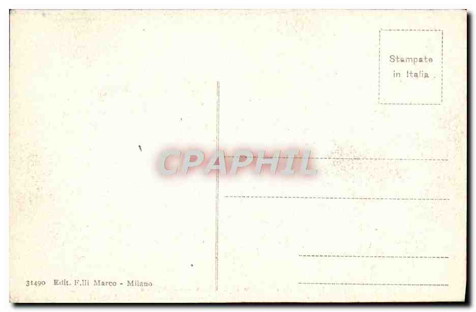 CPA La Galleria d'inverno sulla strada del Sempione  — Rückseite