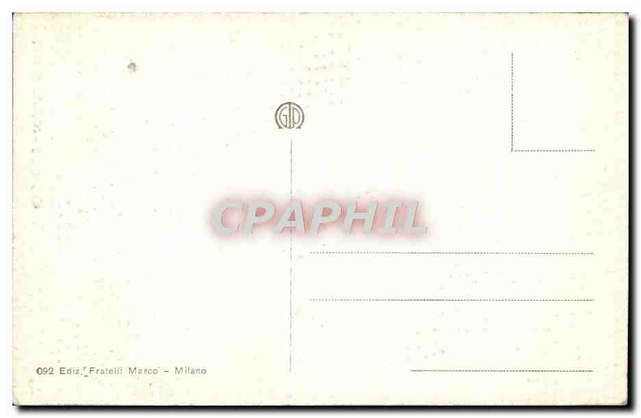CPA Binea del Semplone Gola di Gondo  — Rückseite
