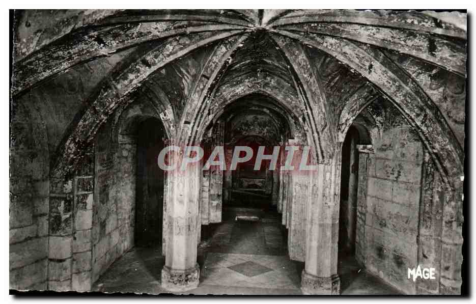 CPM Auxerre Cryptes de l'Eglise Saint Germain Chapelle Sainte Maxime