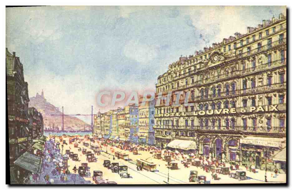 CPA Hotel du Louvre de la Paix Marseille 