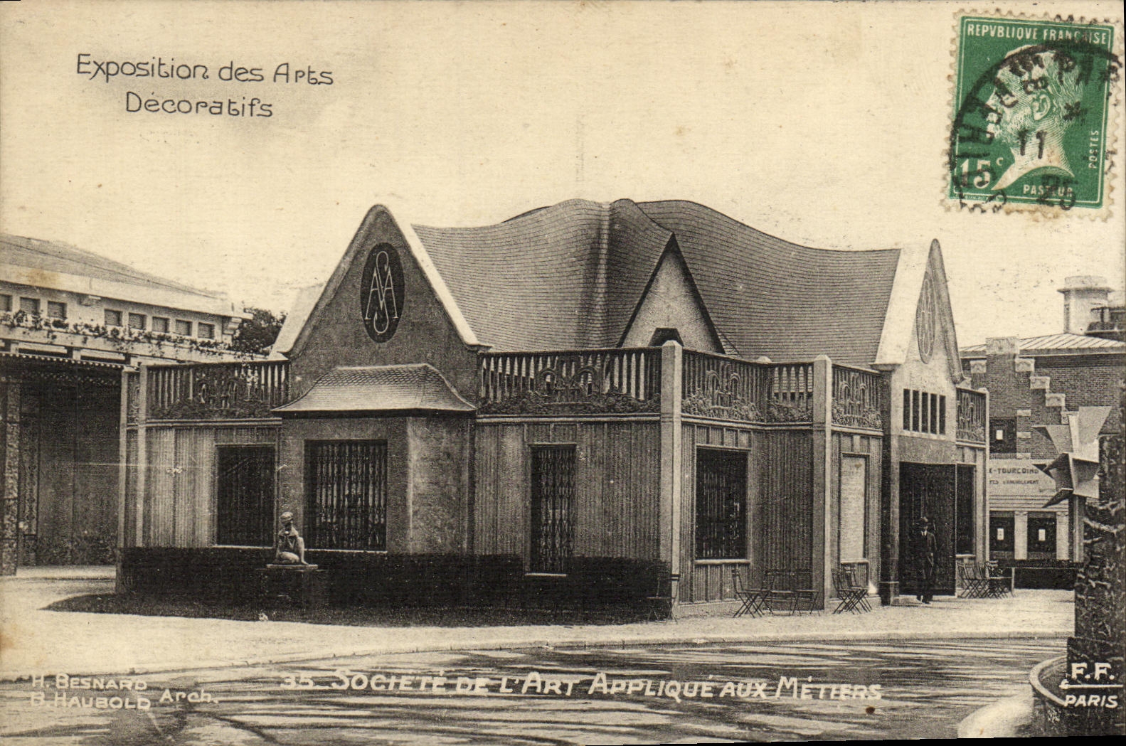 CPA Exposition des Arts Decoratifs Paris Societe de l'art Applique aux metiers 