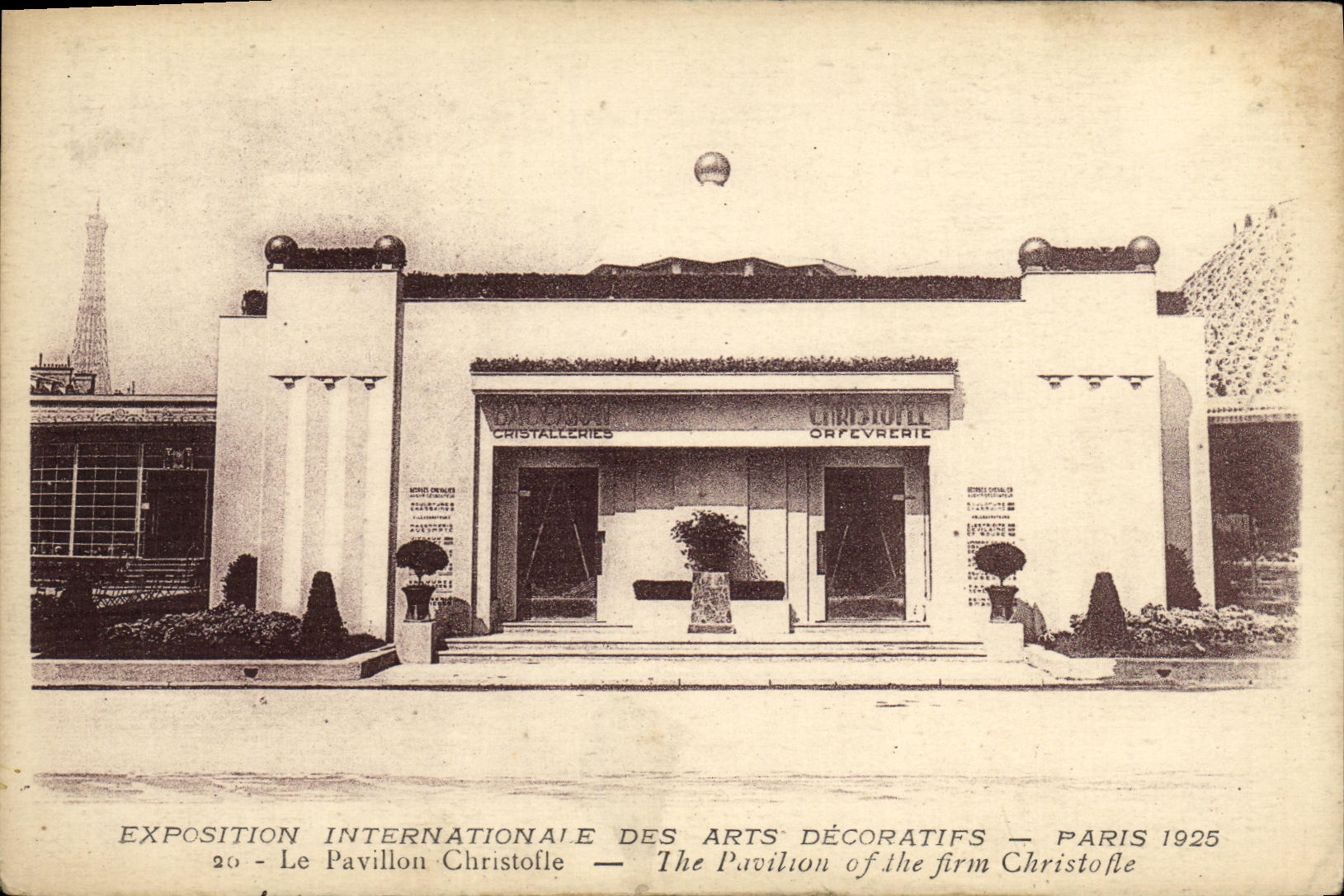 CPA Paris Exposition des Arts Decoratifs Pavillon Christofle 
